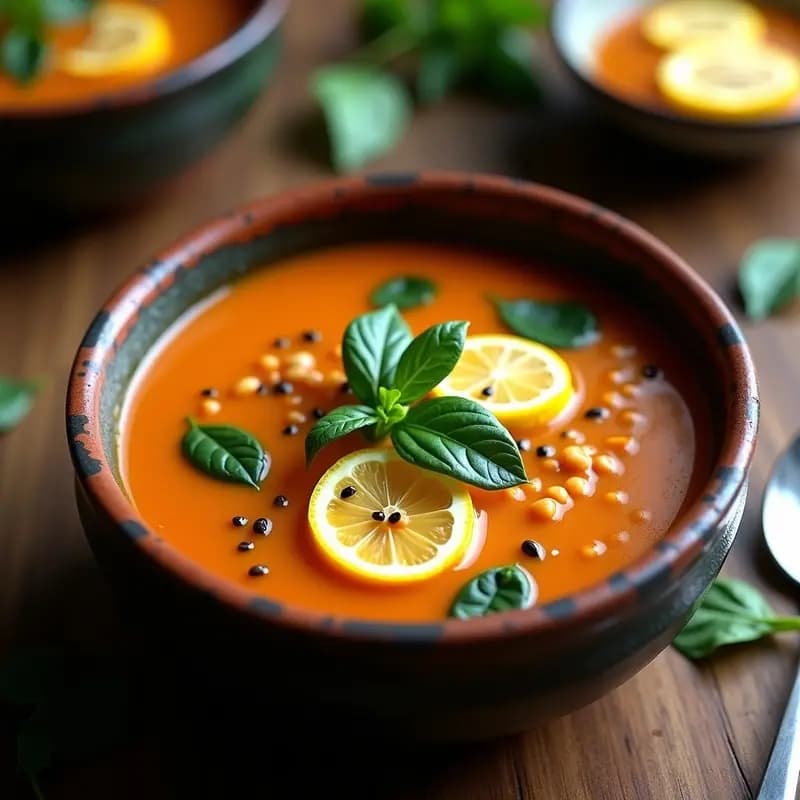 Sopa de Lentejas Rojas con Espinacas y Limón: Receta India Rápida y Nutritiva