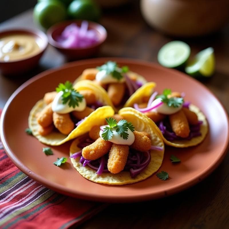 Tacos de Chuño con Salsa de Quesillo y Ocopa: Receta Boliviana Tradicional en Airfryer