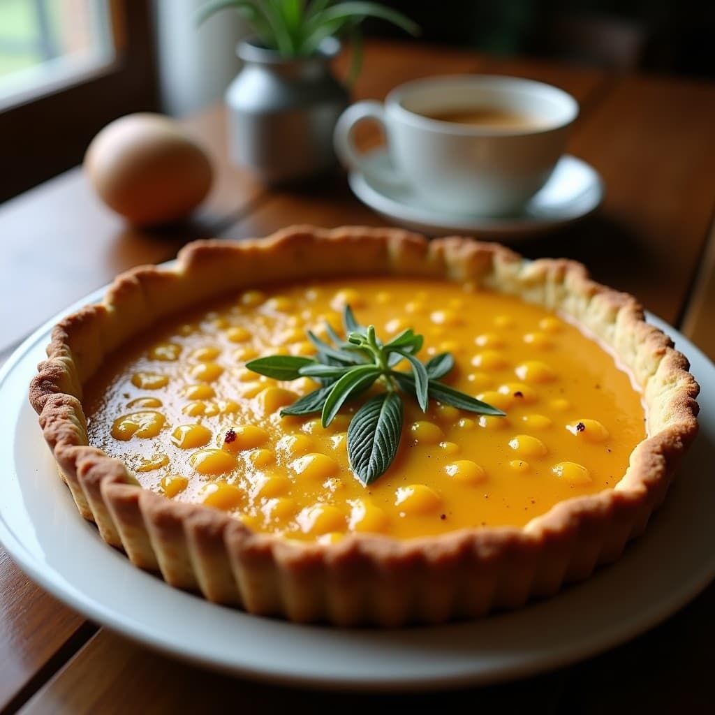 Tarta de Quinoa y Calabaza con Topping de Semillas: Desayuno Vegano Sin Harina y Rico en Proteína
