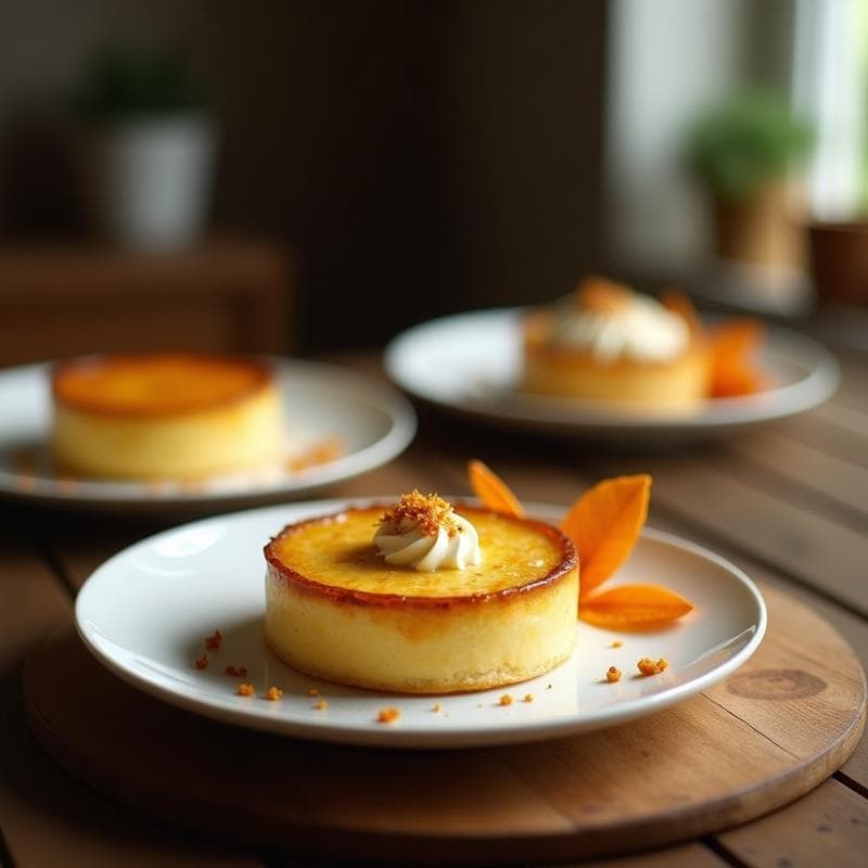 Tartaleta peruana antioxidante sin horno con base dorada de coco y dátiles, rellena de crema suave de camu camu color rosa pálido, decorada con frambuesas frescas y semillas de chía sobre fondo blanco rústico.