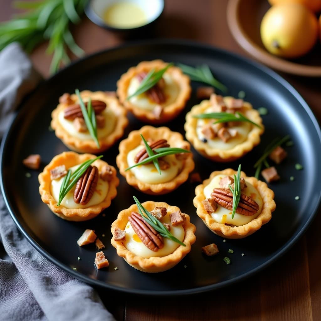 Tartaletas de Kokumi y Queso Azul: Receta Japonés-Española con Toque Umami en 20 Minutos
