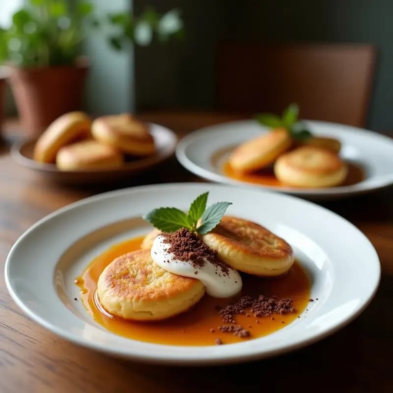 Tortitas de Harina con Sirope de Arce, Mantequilla de Cacahuete y Banana: Desayuno Hipercalórico
