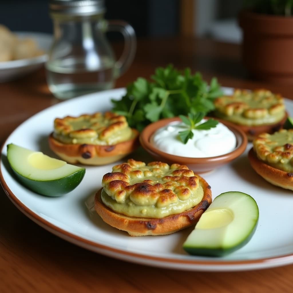 Tortitas de Lentejas Verdes con Dip de Yogur de Soja y Menta: Aperitivo Iraní en Thermomix