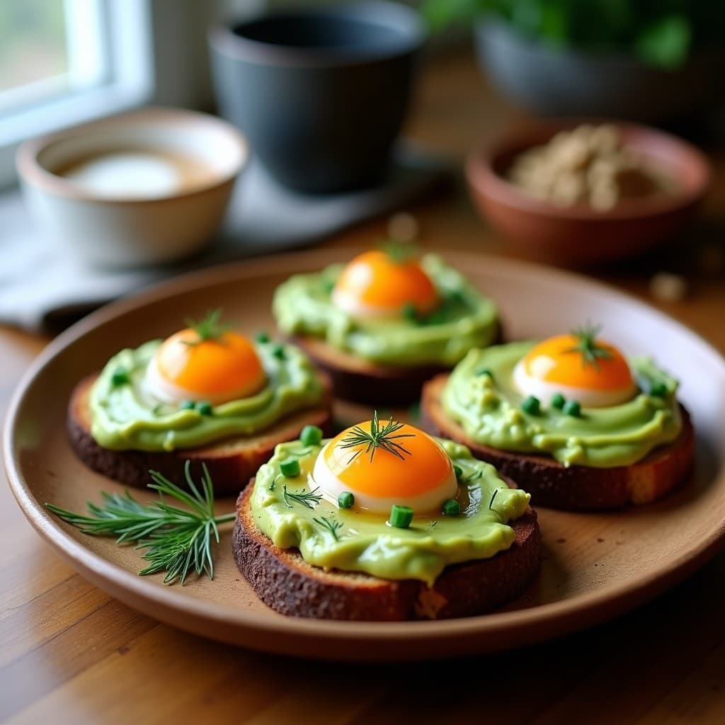 Tostadas de Pan de Centeno con Aguacate y Huevas de Trucha: Receta Escandinava alta en Omega-3