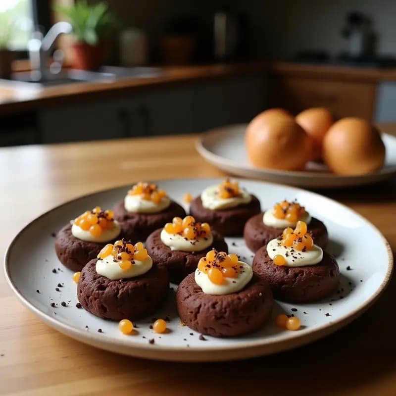 Trufas de Chocolate con Centro de Queso Crema y Caramelo Salado: Bombones para Adictos al Dulce