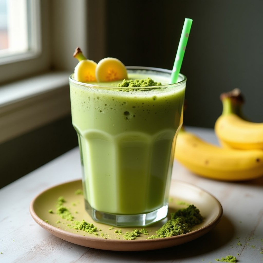 Batido Energético para Estudiar en 5 Minutos con Plátano y Arándanos