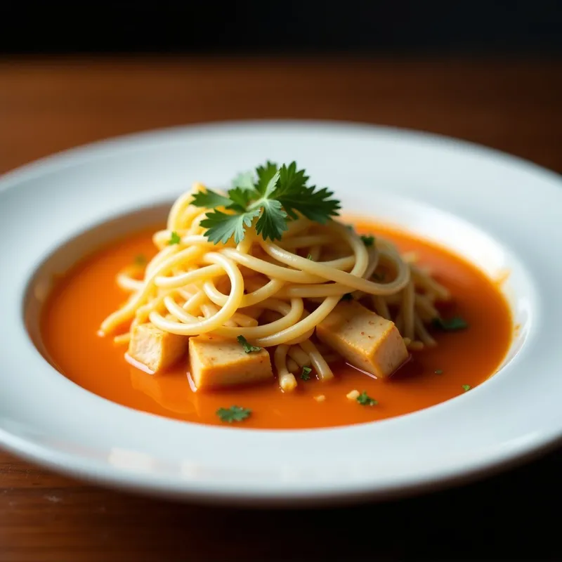 Sopa Miso Rápida con Tofu y Fideos