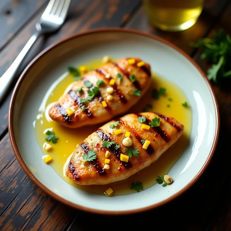 Pollo al Limón Jugoso en 15 Minutos