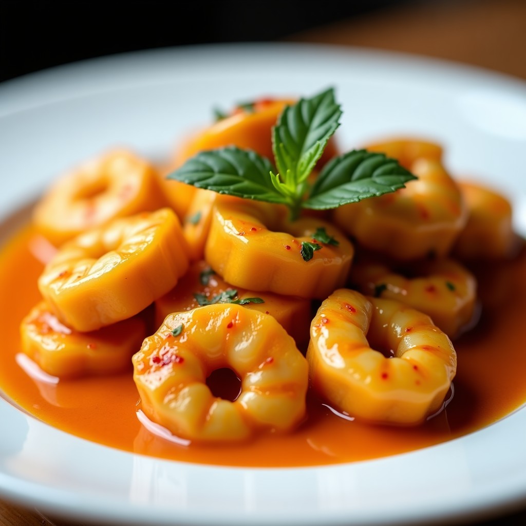 Curry Rojo Cremoso de Gambas y Calabaza: Receta Tailandesa Fácil en 25 Minutos
