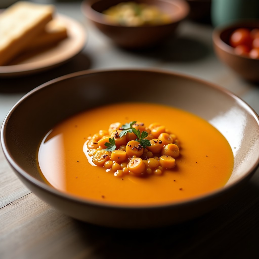 Dahl de Lentejas Rojas: Receta Vegana Fácil y Económica en 25 Minutos