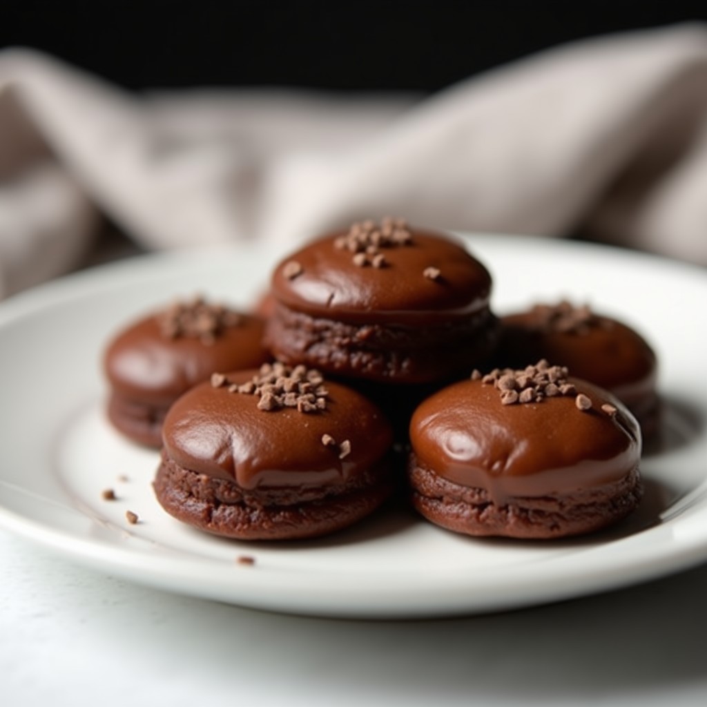 Donettes de Chocolate Saludables al Horno en 25 Minutos