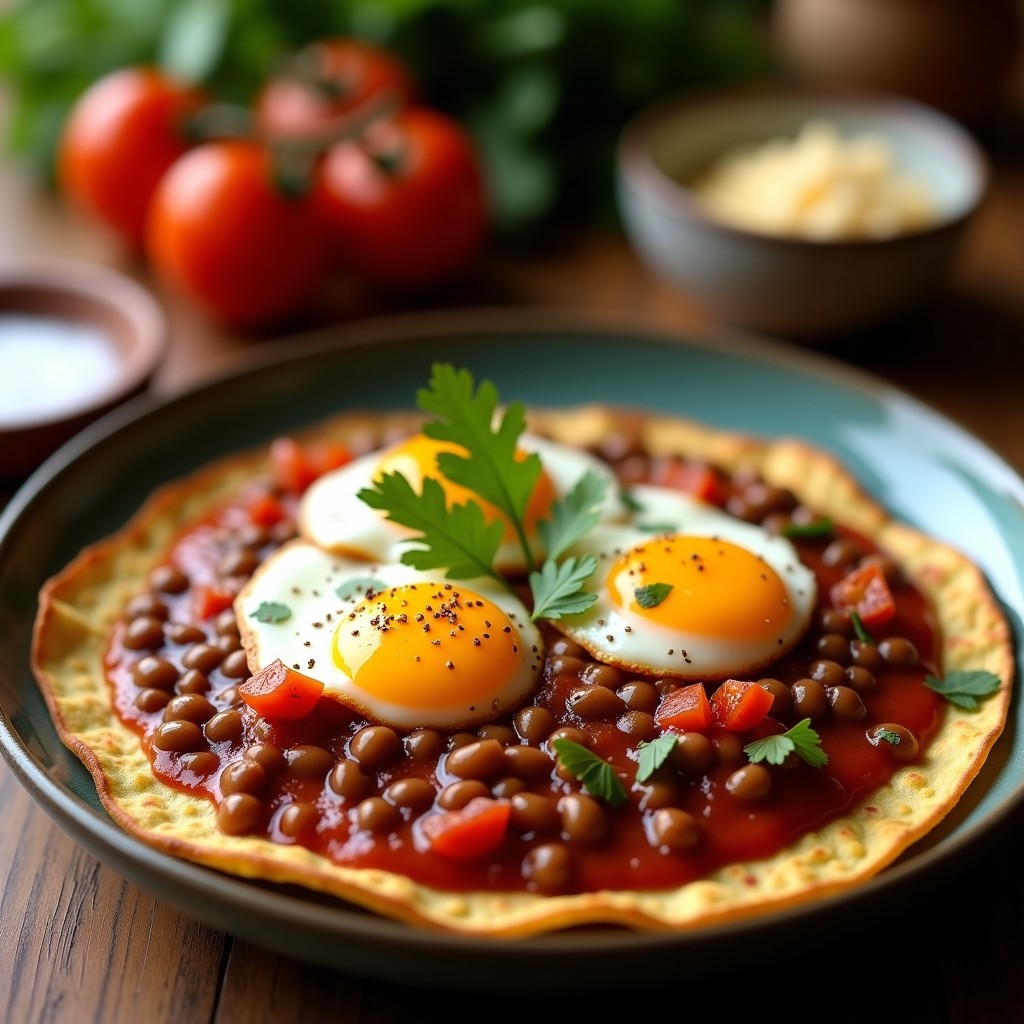 Huevos Rancheros con Chorizo y Salsa Roja Picante: Receta Mexicana Fácil en 30 Minutos