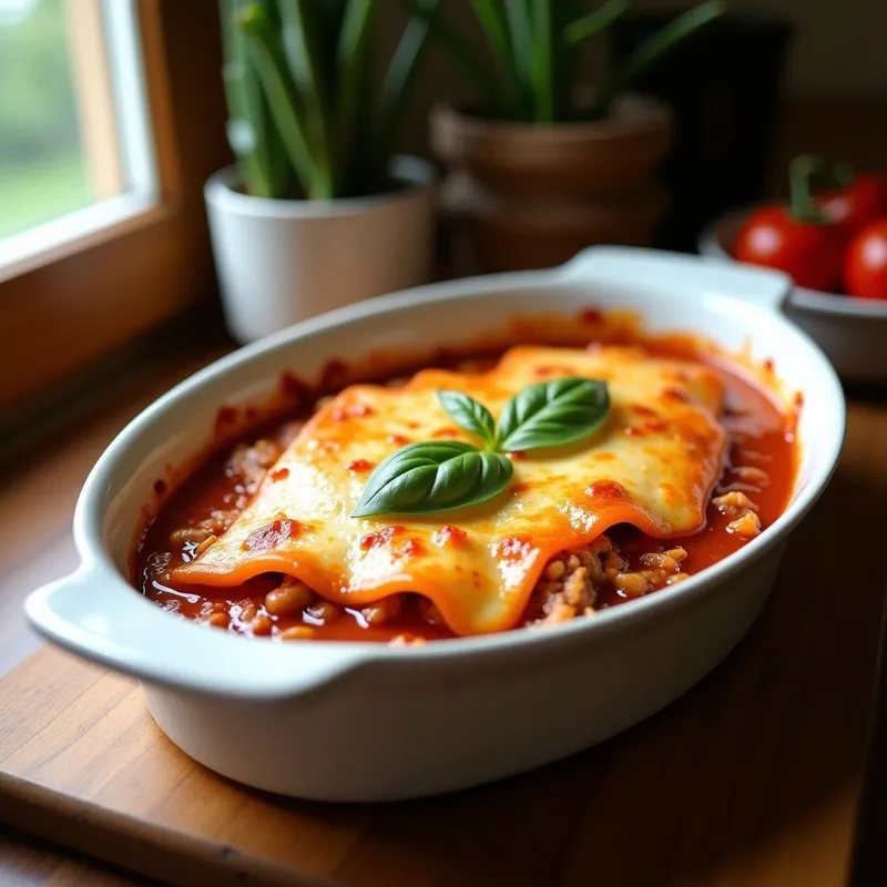 Lasaña de Calabacín y Carne Picada (Low Carb)