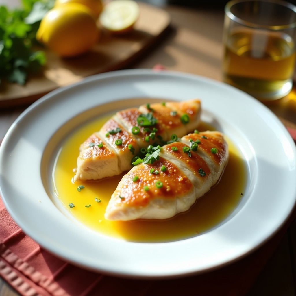 Pollo al Limón Rápido y Jugoso en 15 Minutos