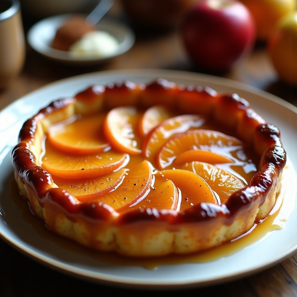 Tarta Tatin Francesa Fácil y Rápida: Receta con Caramelo Perfecto