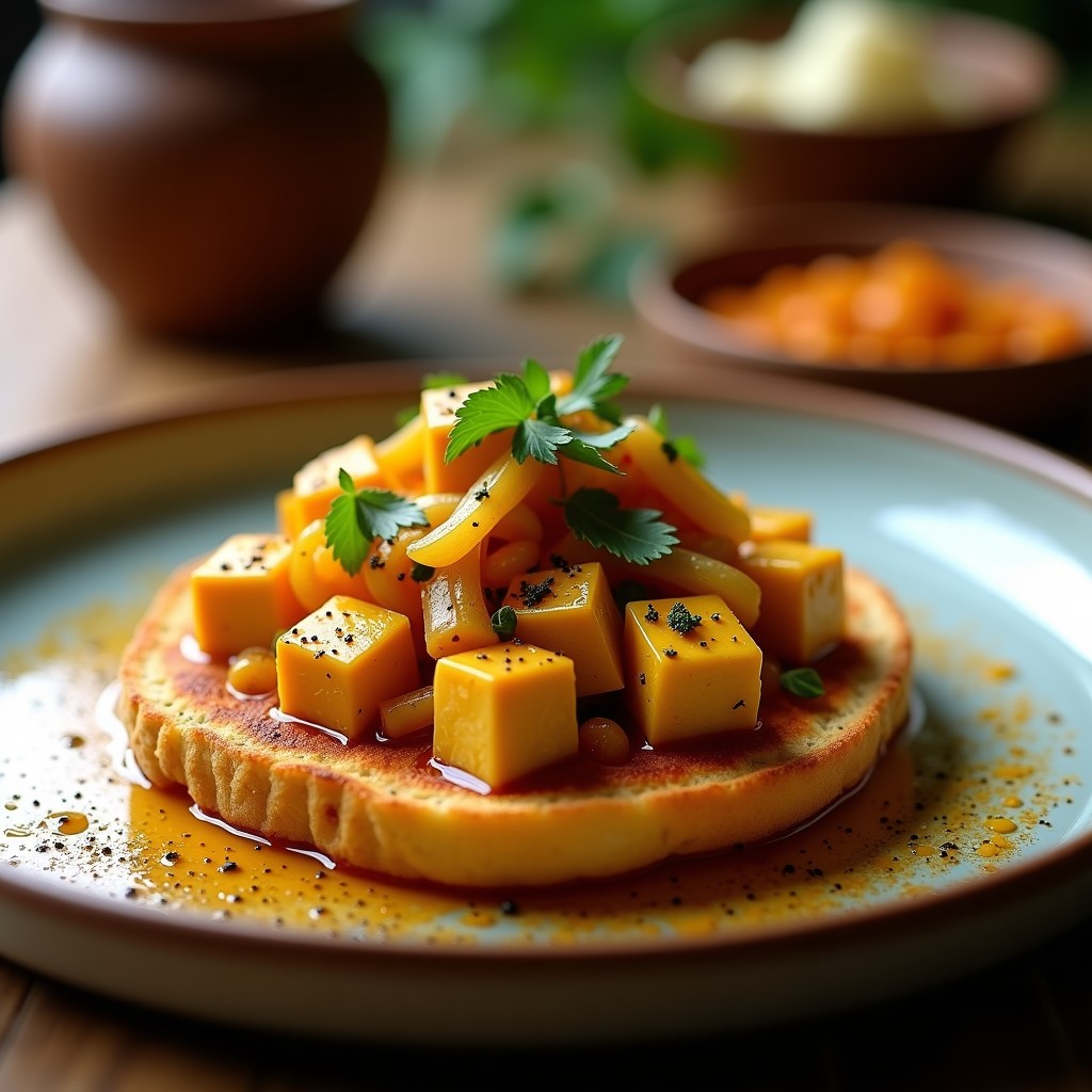 Tofu Revuelto con Champiñones: Cena Vegana en 10 Minutos