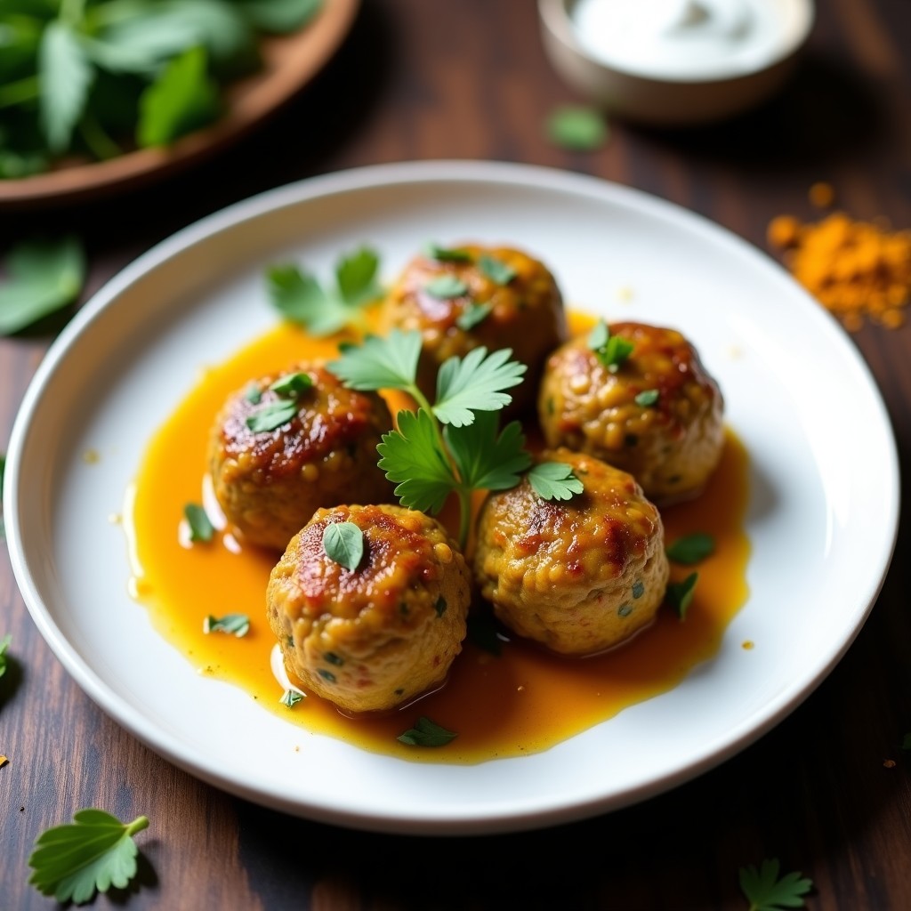 Albóndigas de Lentejas Corail y Espinacas al Curri: Receta India en Thermomix Sin Gluten
