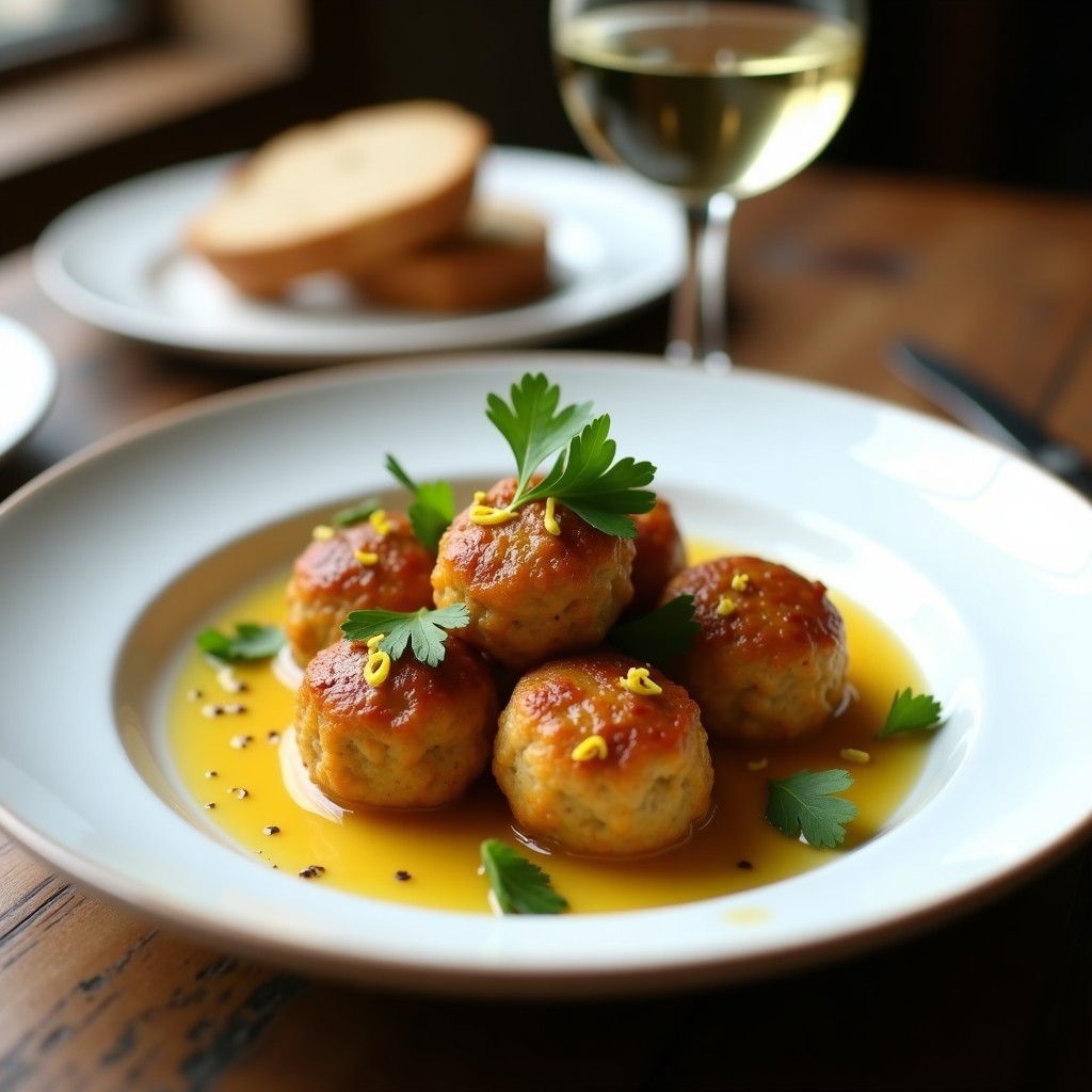 Albóndigas de Seitan al Vino Blanco: Receta en Airfryer Sin Aceite