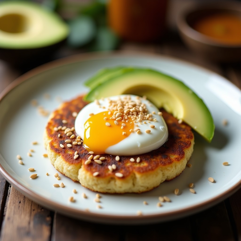 Arepa Colombiana de Chía y Aguacate: Receta Keto sin Harina y Alta en Fibra en 15 Minutos