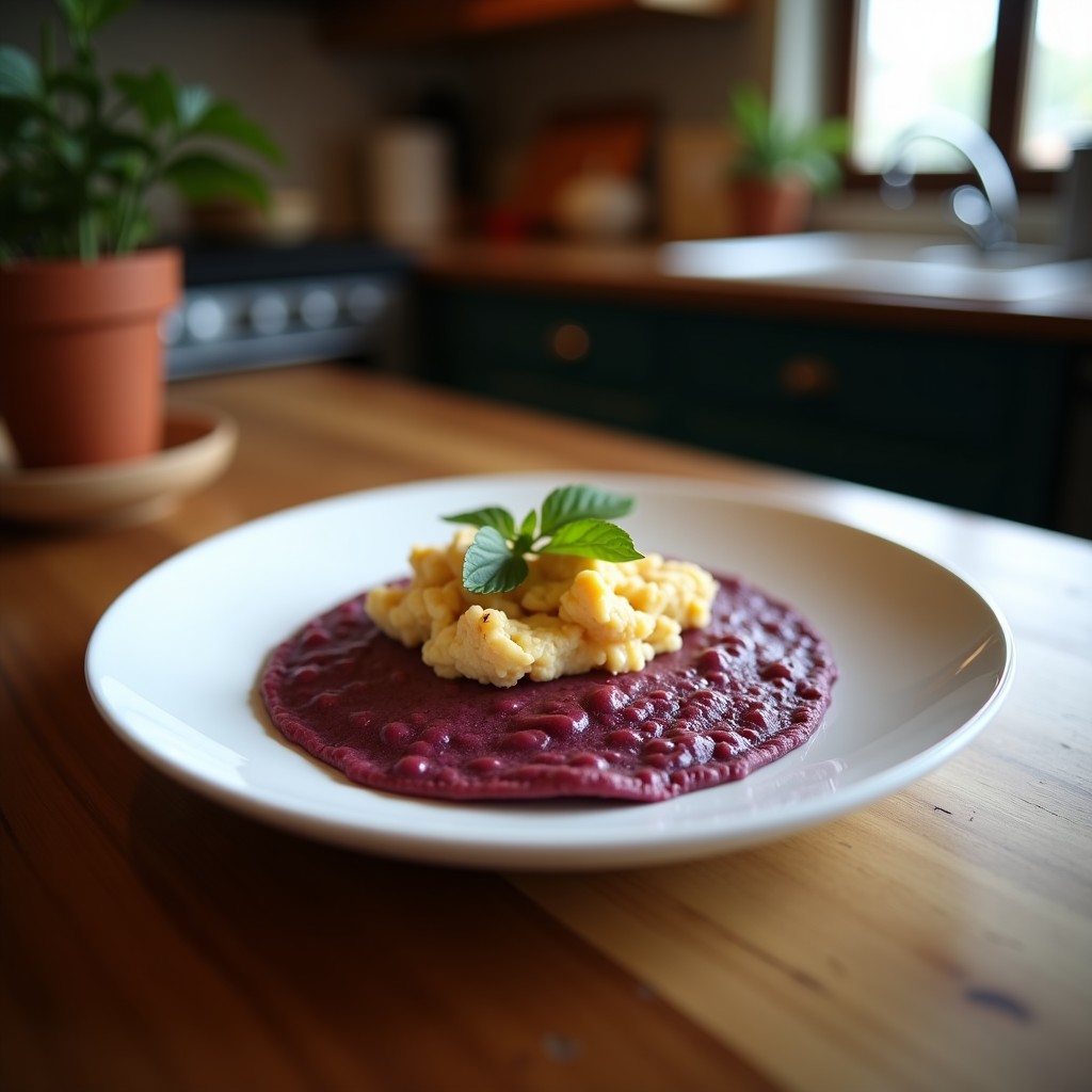 Arepa Dulce de Maíz Morado: Desayuno Colombiano Sin Gluten y Vegano