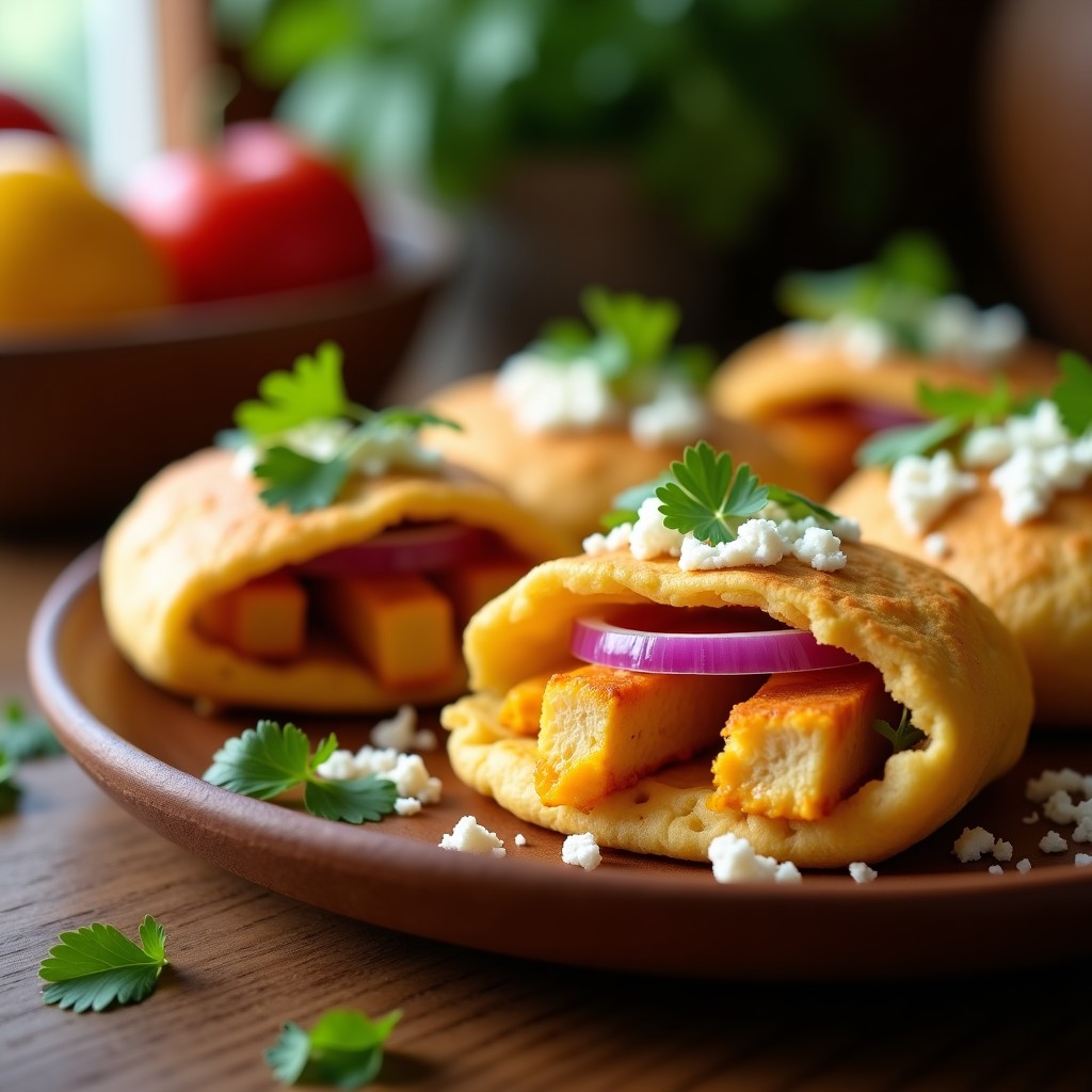 Arepas de Harina de Almendra Rellenas de Pollo al Ají Amarillo: Receta Venezolana Sin Gluten