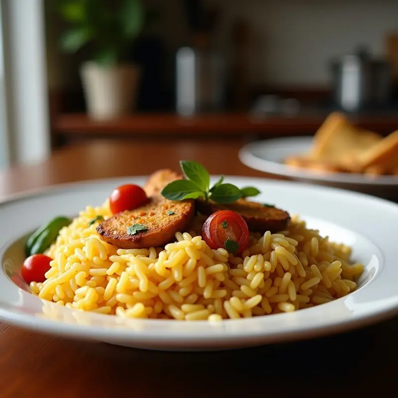 Arroz a la Cubanita con Plátano Macho y Pollo: Receta Canaria con Toque Dulce