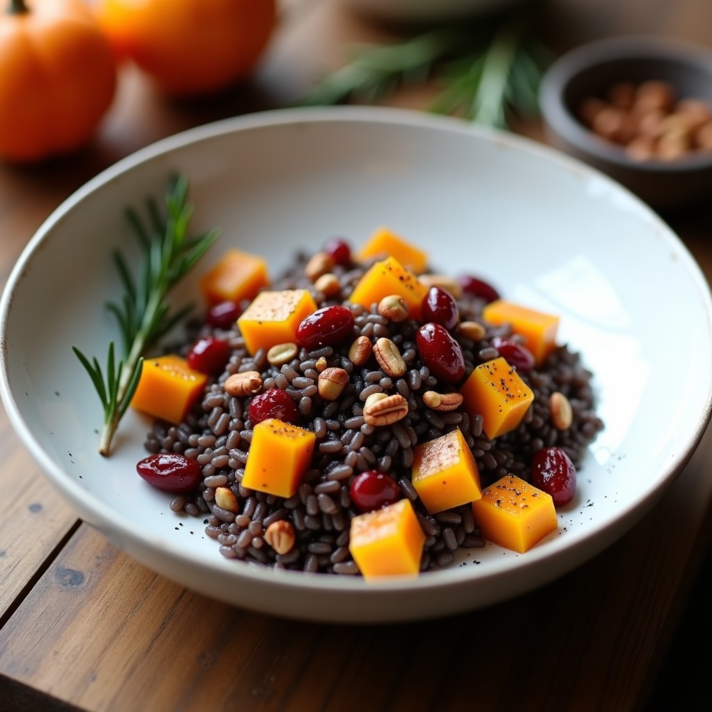 Arroz Salvaje con Calabaza y Arándanos: Receta Sin Gluten y Alta en Antioxidantes
