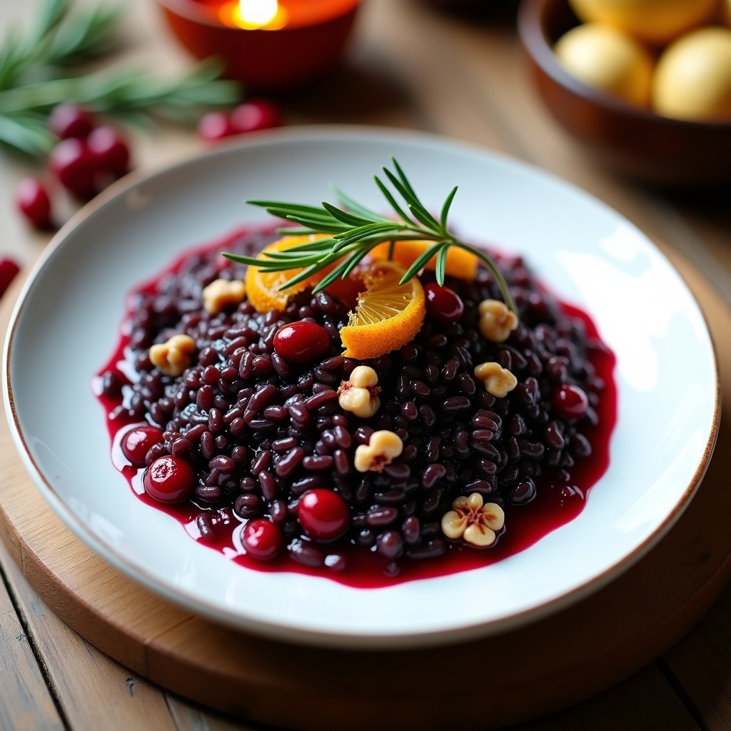 Arroz Salvaje con Cranberries y Nueces con Vinagreta de Arándanos: Receta Navideña en 25 Minutos