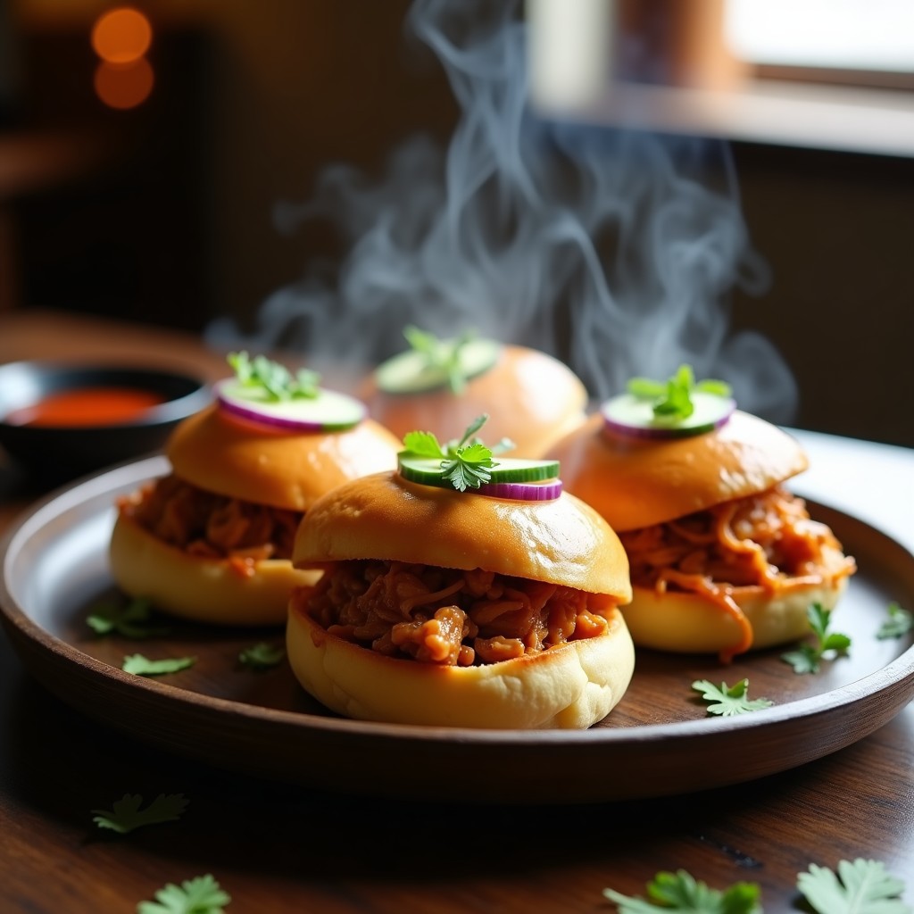 Bao Vegano al Vapor con Jackfruit BBQ: Receta China de Street Food en Airfryer