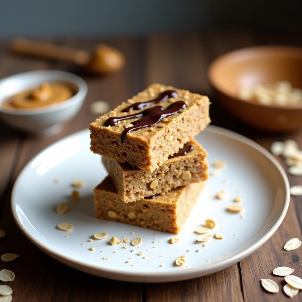 Barritas de Avena y Proteinadas con Cacahuete: Snack Post-Entrenamiento Sin Horno