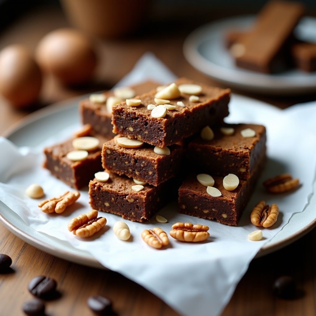 Barritas de Dátiles, Café y Nueces: Snack Energético sin azúcar añadido