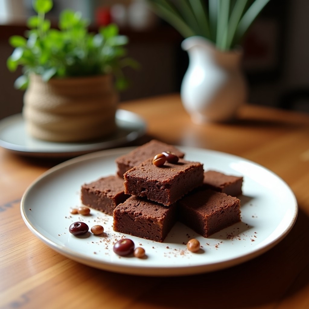 Barritas rectangulares de proteína de cacahuete y chocolate keto sin azúcar, con trozos de chocolate negro y semillas de sésamo en la superficie, dispuestas sobre un papel de horno blanco con fondo rústico de madera.