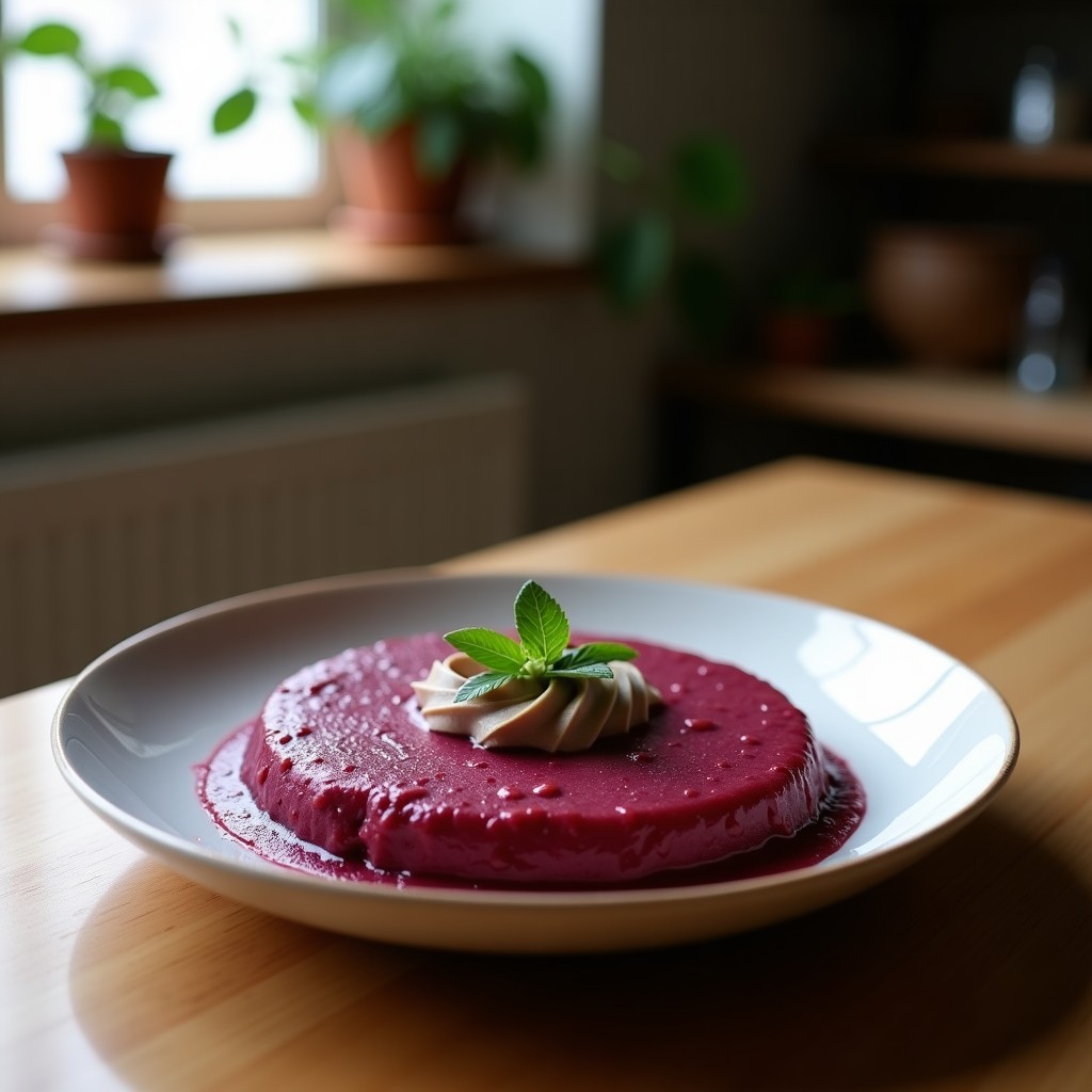 Batata Morada con Crema de Cacahuete: Postre Saludable Sin Azúcar y Vegano