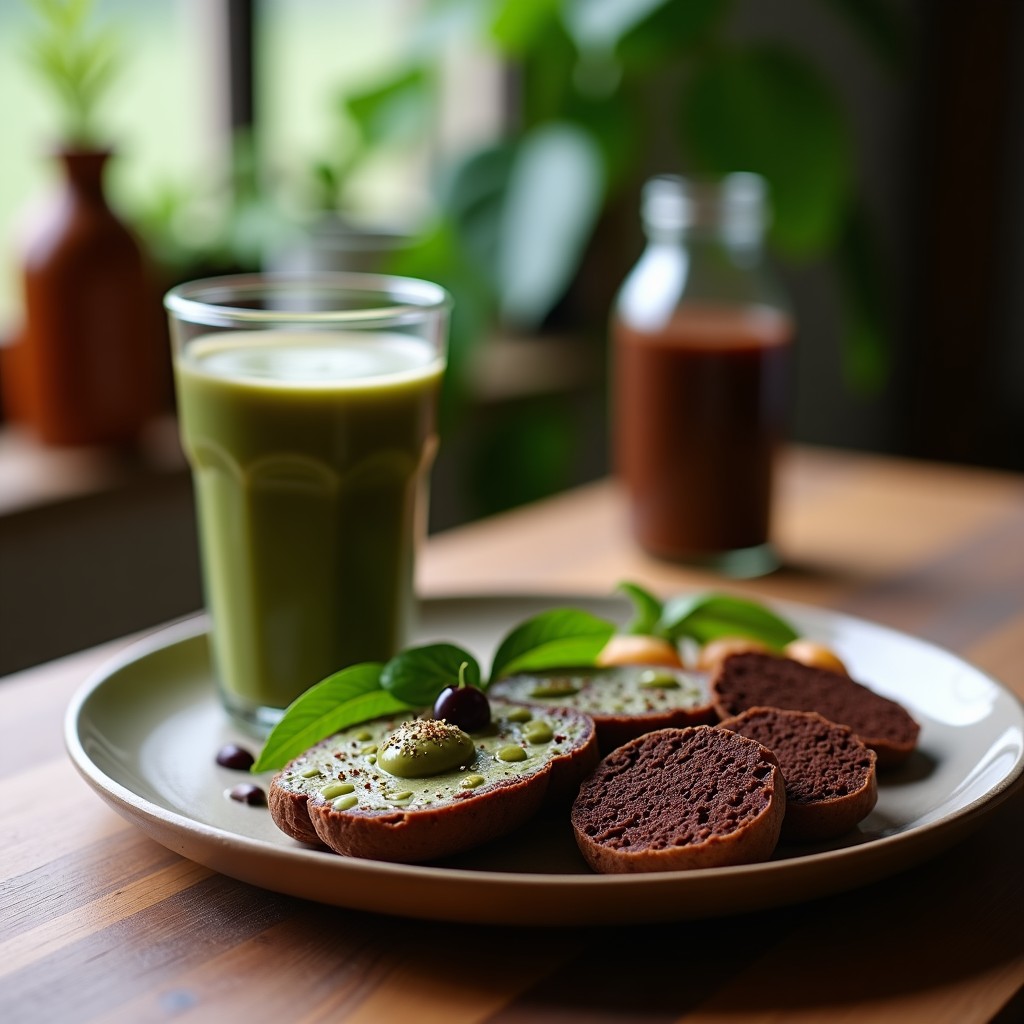 Batido de Cacao y Espirulina: Bebida Energizante Sin Azúcar para Deporte