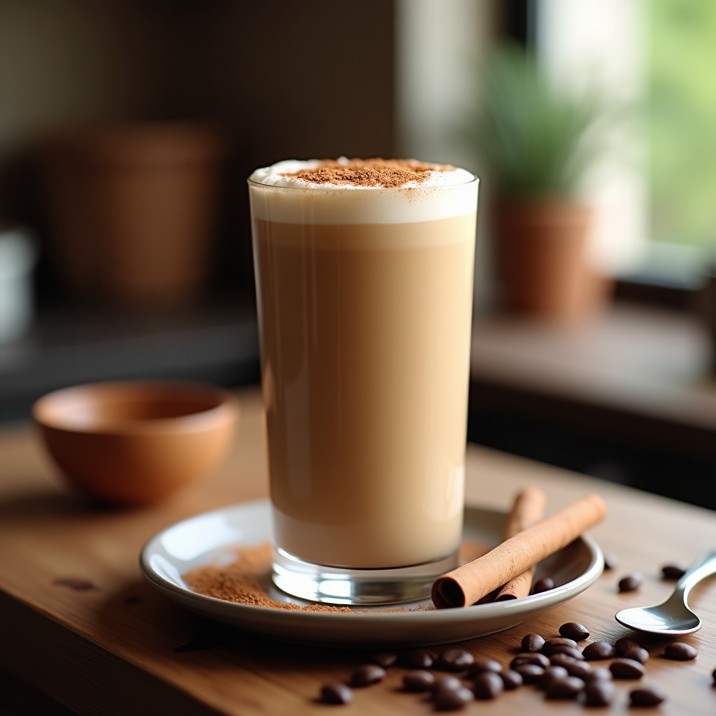 Batido de Café con Proteína de Guisante y Canela: Bebida Keto Energizante