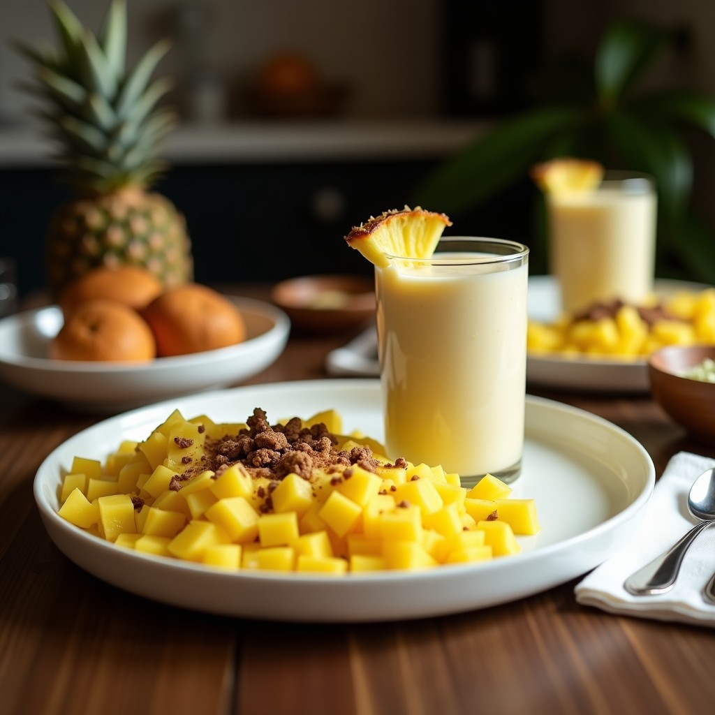 Batido de Camu Camu y Piña con Leche de Coco: Bebida Amazónica Alta en Vitamina C
