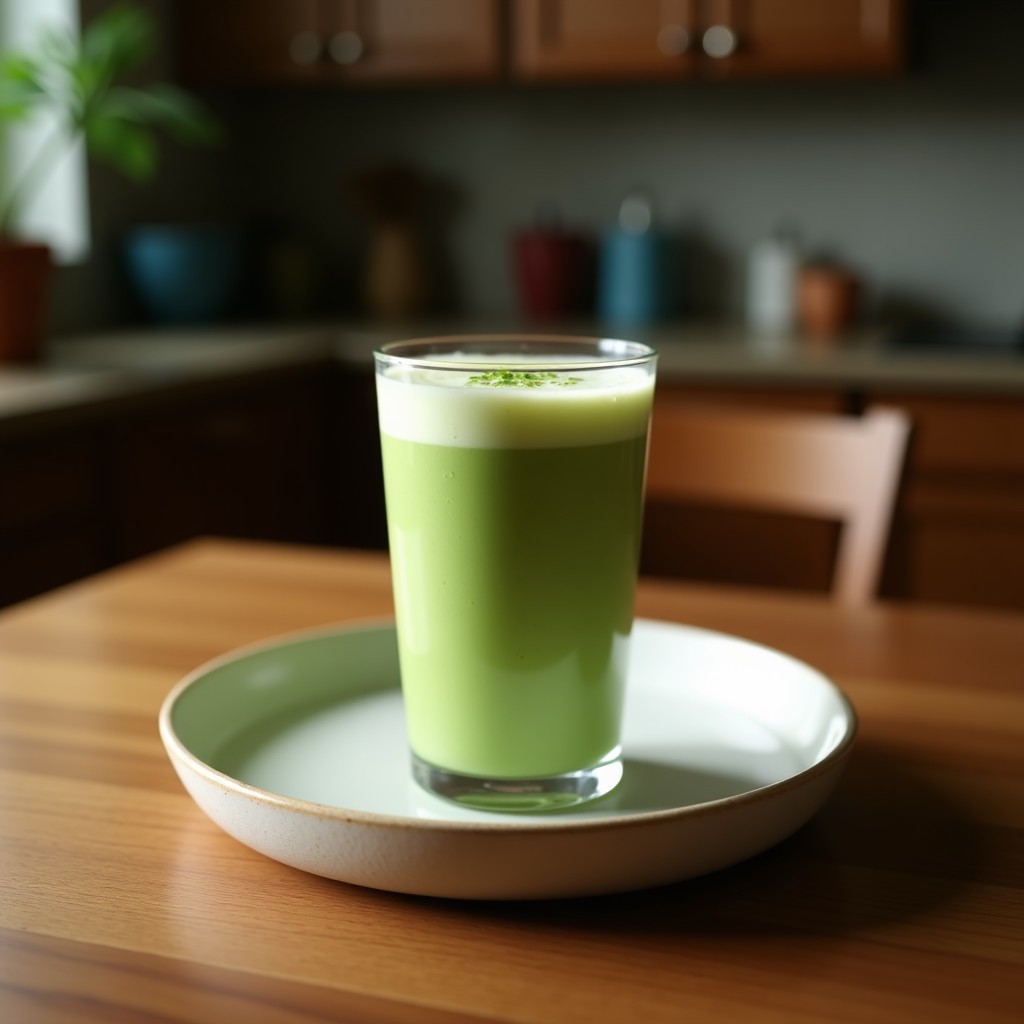 Batido de Matcha y Coco con Chía: Bebida Energética Keto Sin Azúcar
