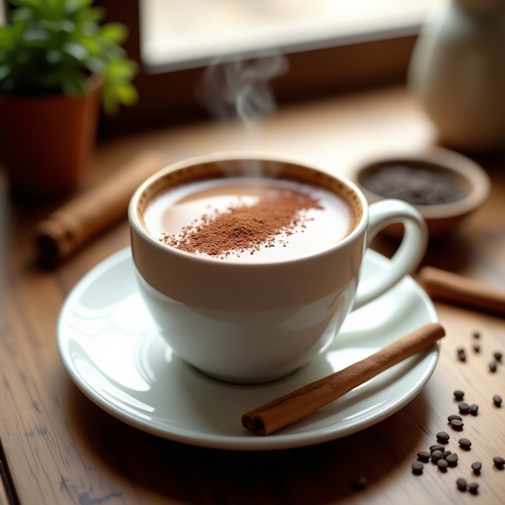 Bebida de Avena y Cacao con Pimienta de Cayena: Latte Energético Detox en 5 Minutos