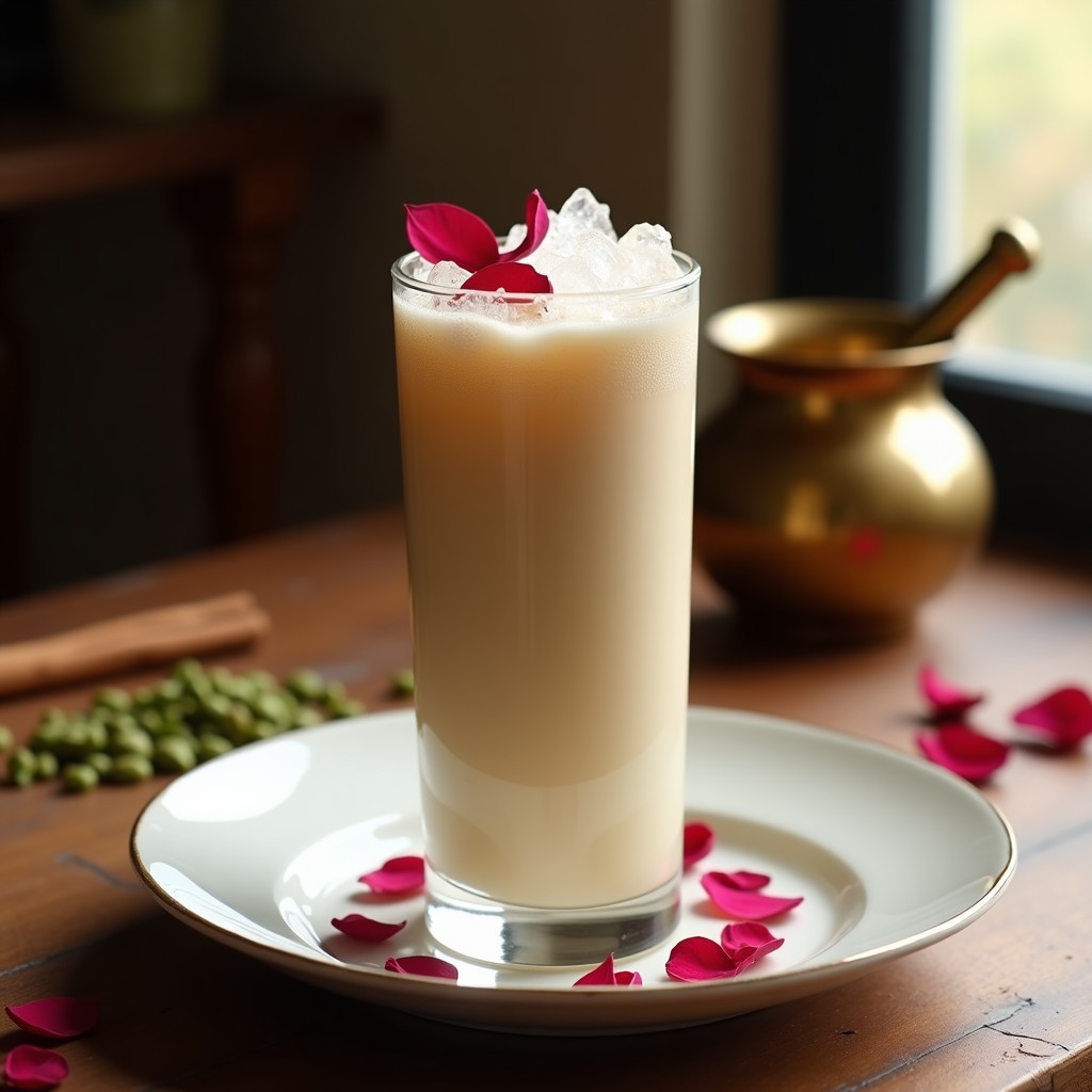 Bebida de Avena y Cardamomo con Esencia de Rosa: Receta Persa Vegana Energética en 5 Minutos