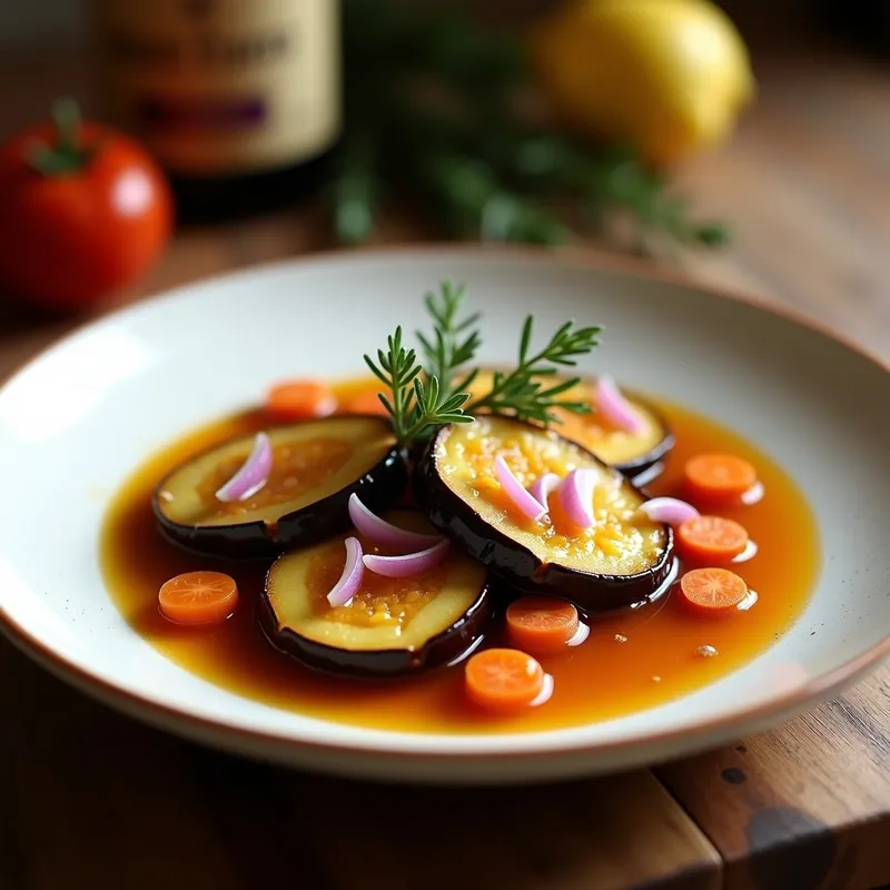 Berenjenas en Escabeche con Vinagre de Moscatel: Receta Tradicional Andaluza en 30 Minutos