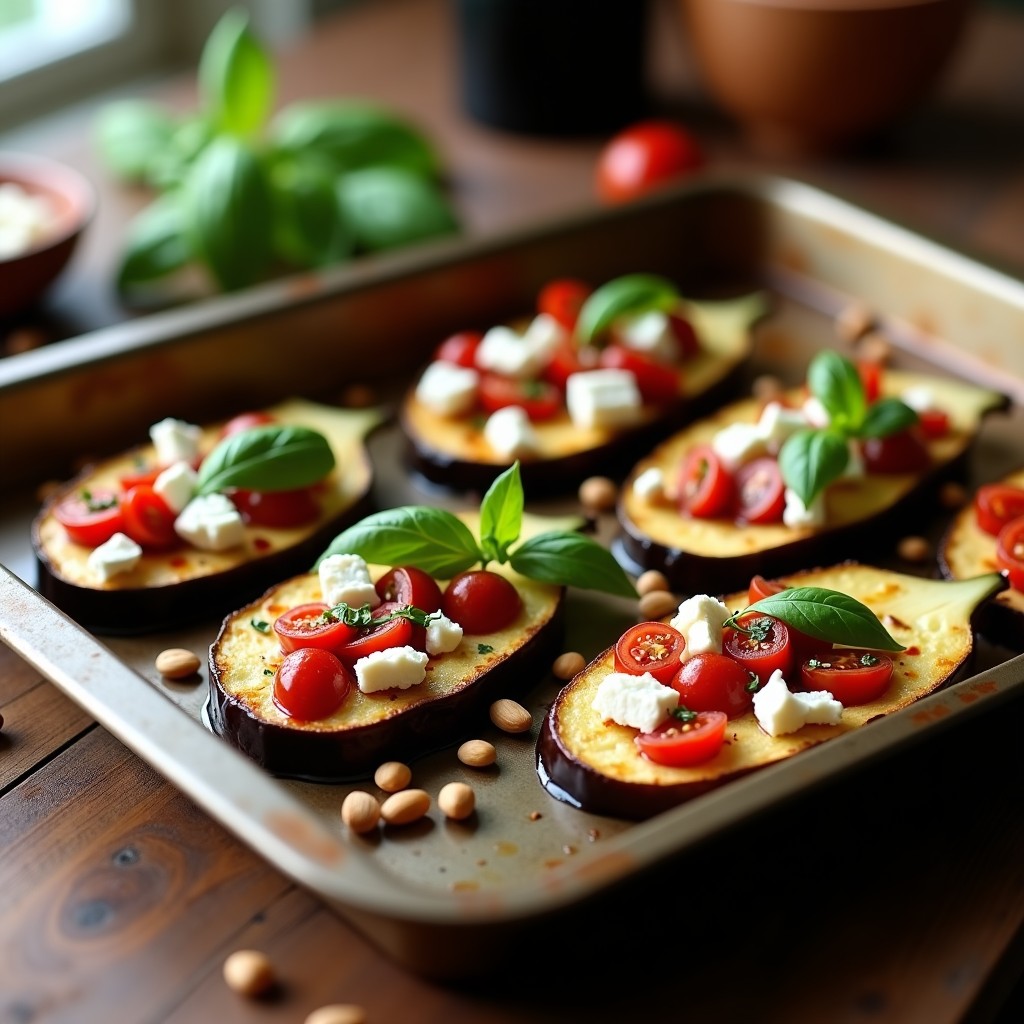Berengenas al Horno con Queso de Cabra y Tomates Secos: Receta Keto y Sin Gluten