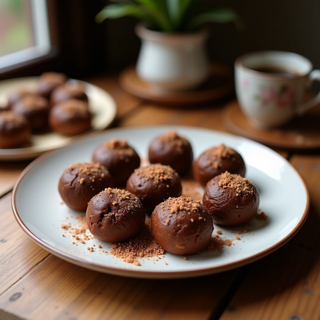 Bolitas de Chía y Cacao con Esencia de Vainilla: Snack Energético Sin Azúcar y Sin Horno