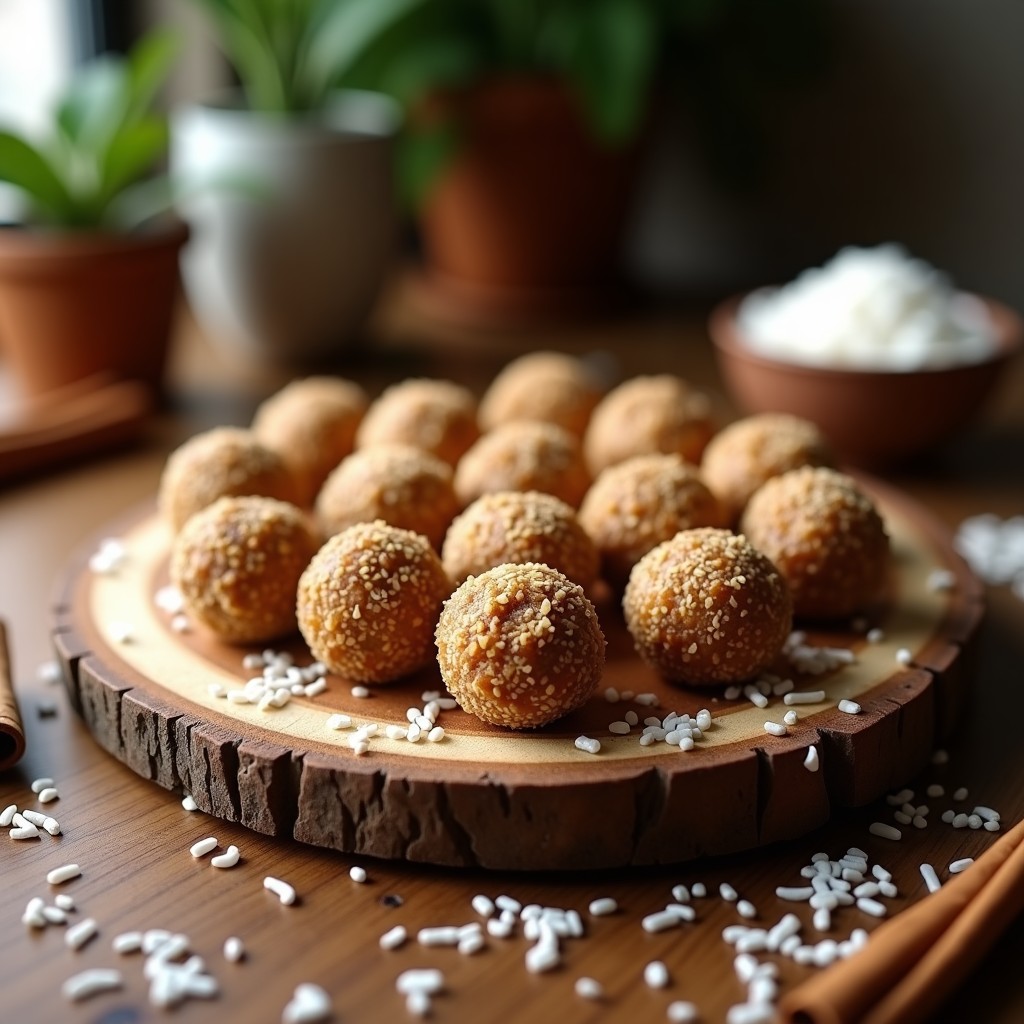 Bolitas de Dátiles y Semillas de Cáñamo: Energía Natural Sin Horno para Deportistas