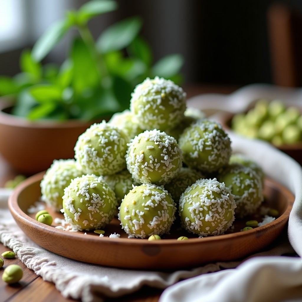 Bolitas de Energía de Dátiles y Pistacho: Snack Saludable Sin Horno y Sin Azúcar