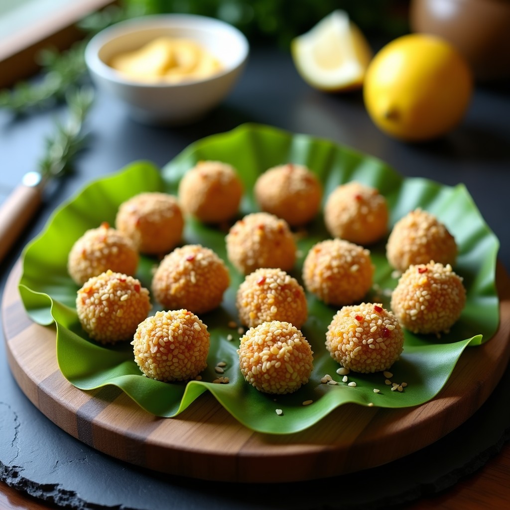Bolitas de Queso de Anacardos y Hierbas Provenzales: Aperitivo Vegano Sin Horno en 15 Minutos