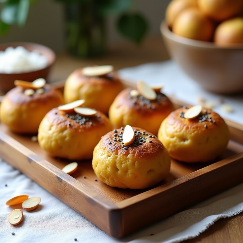 Bollos de Plátano Macho y Semillas de Chía: Desayuno Energético Sin Harina en Airfryer