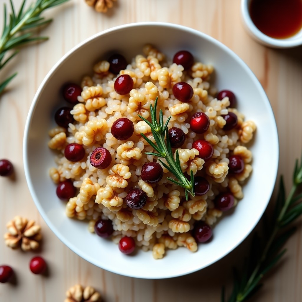 Bowl de Arroz Salvaje con Arándanos Rojos y Nueces: Receta Antioxidante en Thermomix