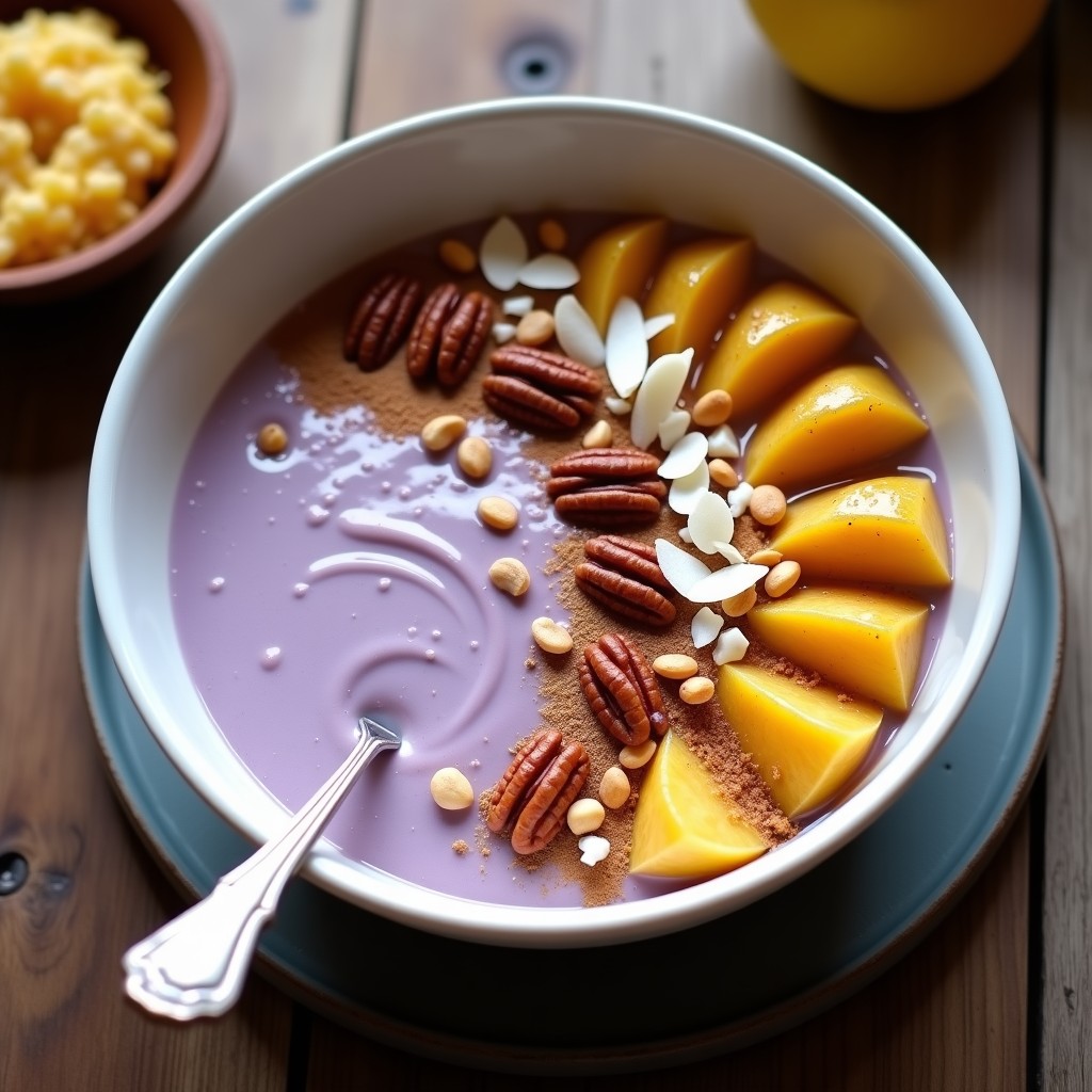 Bowl de Chía y Camu Camu: Desayuno Energético Peruano con Toque Ácido