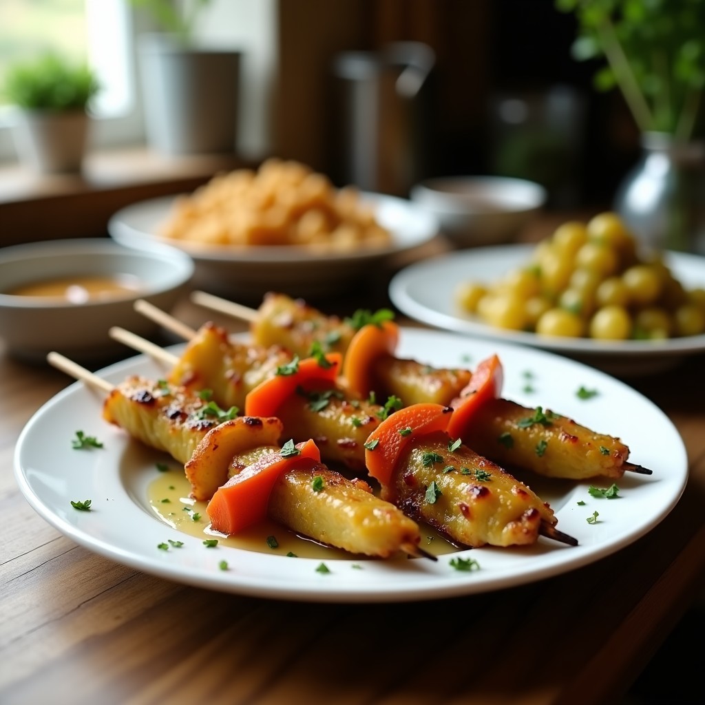 Brochetas de Corazón de Alcachofa y Anchoas en Salazón: Aperitivo Mediterráneo en Airfryer