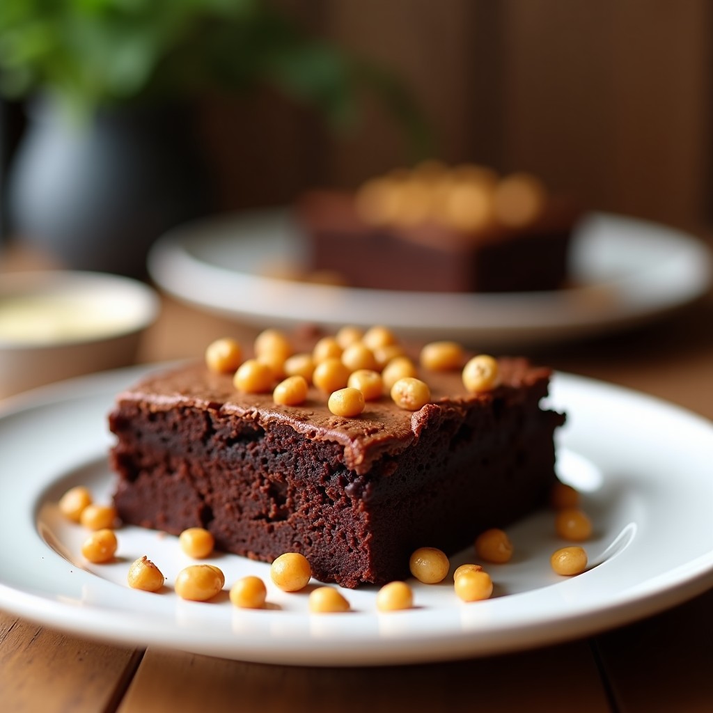 Brownie de Garbanzo y Cacao Puro: Postre Vegano y Sin Harina en Thermomix